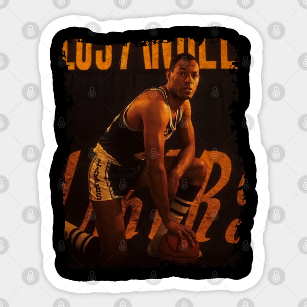 Elgin Baylor - Sports Illustrated, 1966 Sticker by Omeshshopart